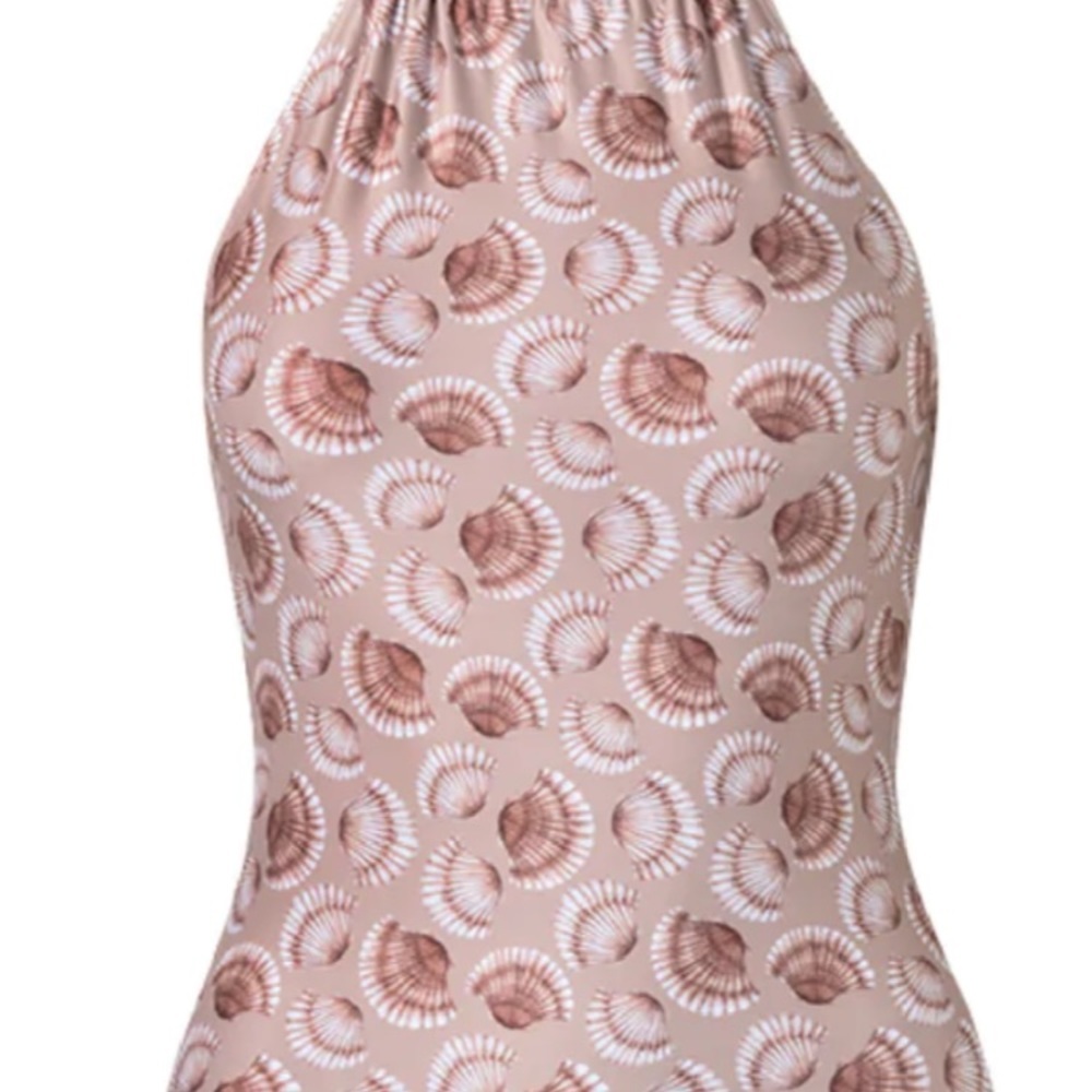 Verdelimon kara one‎ piece shell swimsuit